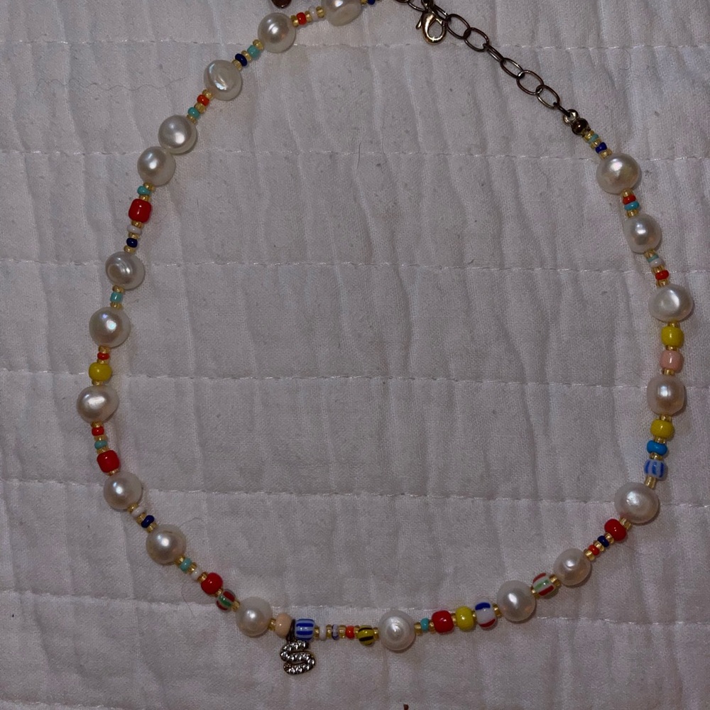 NWOT FRASIER STERLING BEADED “S” LUCKY YOU CHOKER